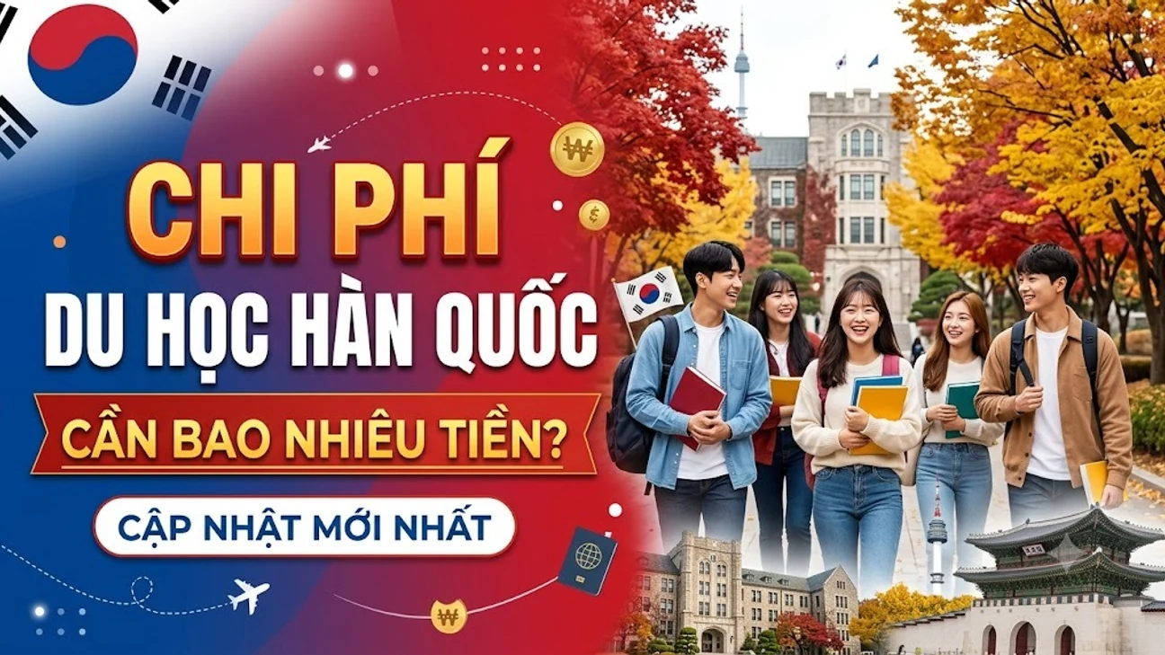 Chi phí du học Hàn Quốc cần bao nhiêu tiền mới nhất?