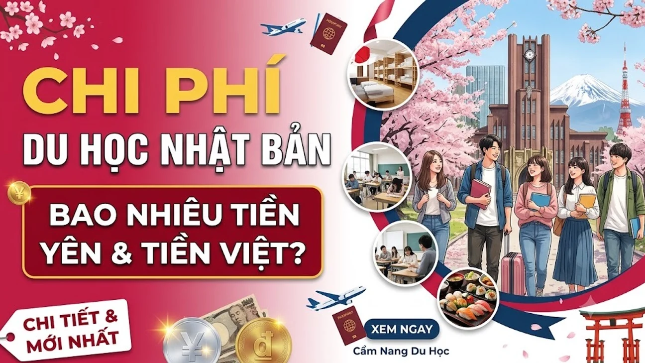 Chi phí du học Nhật Bản: Bao nhiêu tiền Yên và tiền Việt?