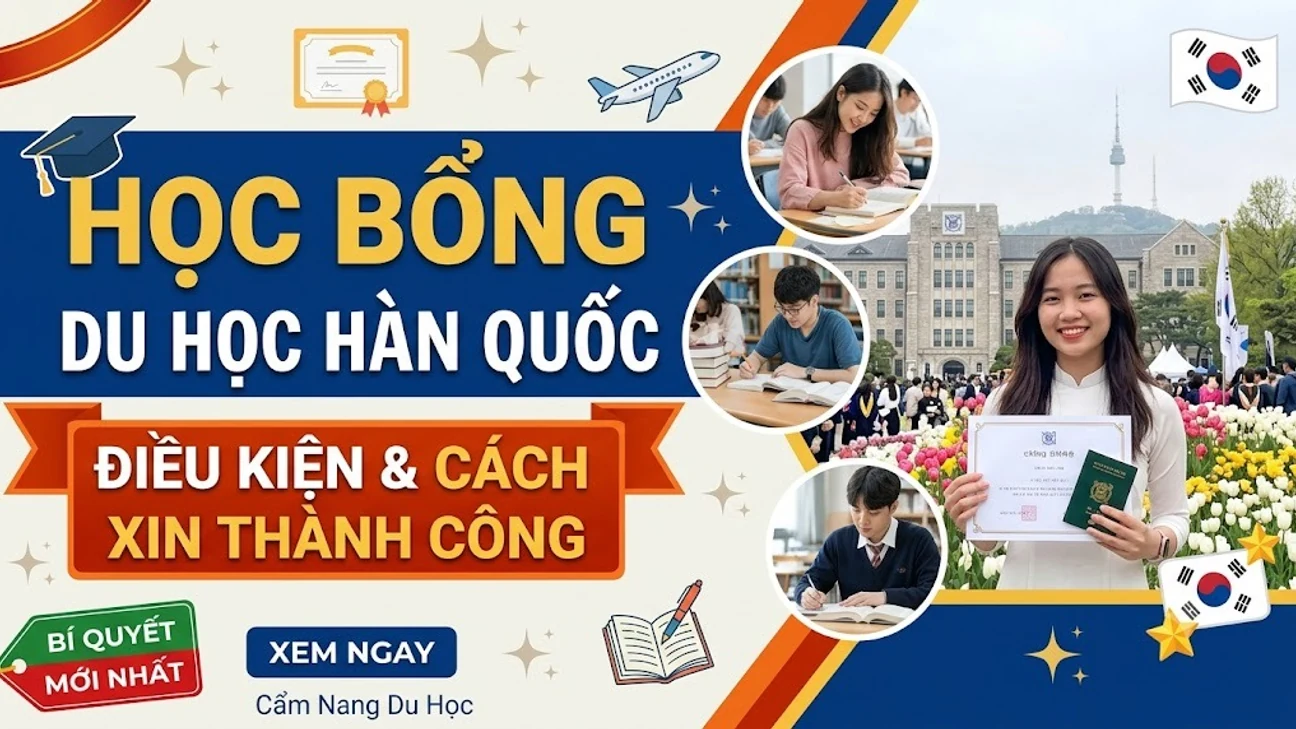 Học bổng du học Hàn Quốc: Điều kiện và cách xin học bổng thành công