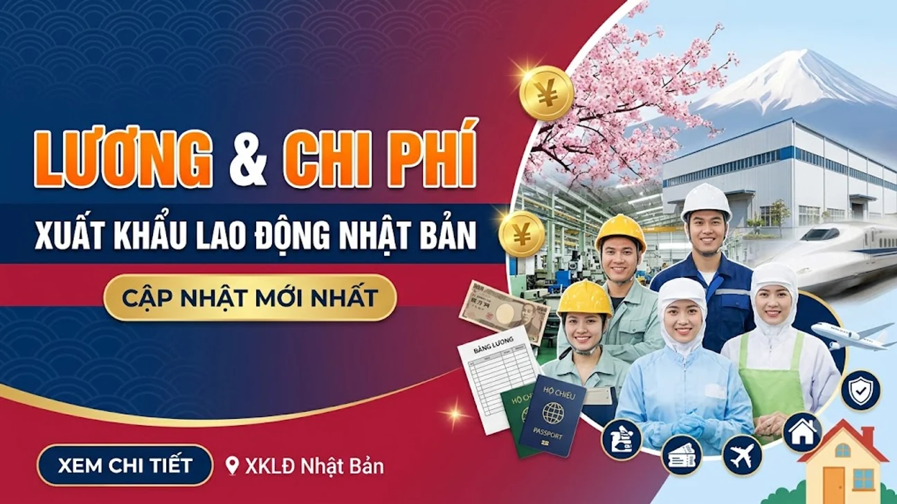 Lương và chi phí đi xuất khẩu lao động Nhật Bản mới nhất